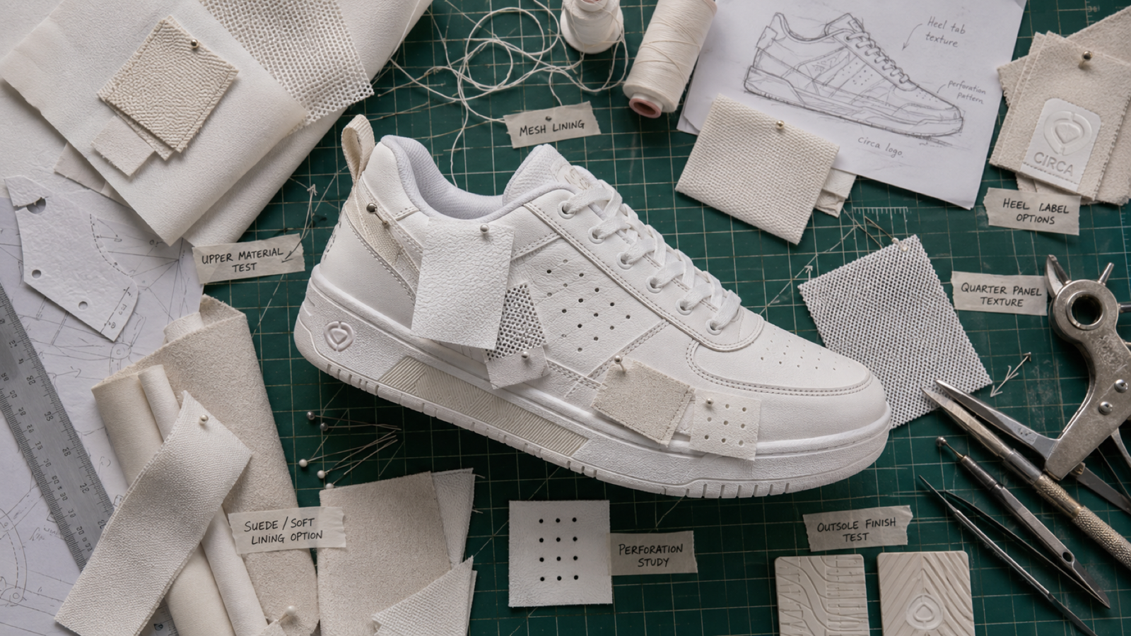 Material and development footwear board